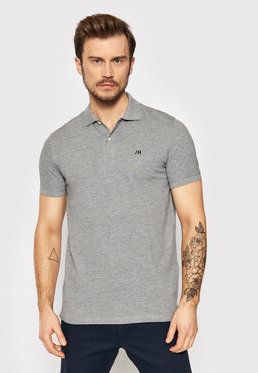 Selected Homme Polokošeľa Aze 16082840 Sivá Regular Fit