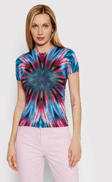 Desigual Tričko Laia 22SWTKB6 Farebná Slim Fit