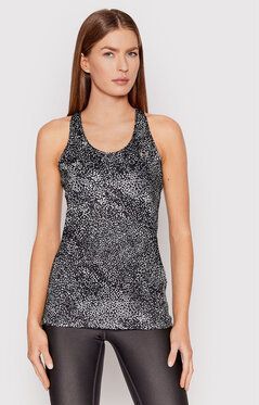 Under Armour Top HeatGear® Racer Print 1365108 Čierna Slim Fit