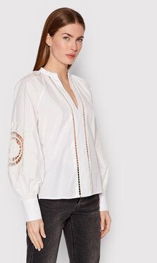 TWINSET Blúzka 221TP2603 Biela Regular Fit