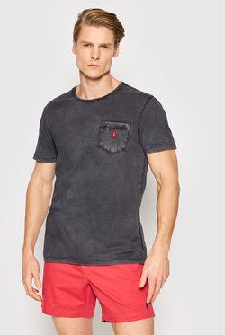 Polo Ralph Lauren Tričko 710795137005 Sivá Slim Fit
