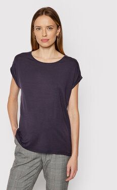 Vero Moda Tričko Ava 10187159 Tmavomodrá Relaxed Fit