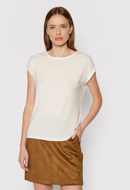Vero Moda Tričko Ava 10187159 Biela Relaxed Fit