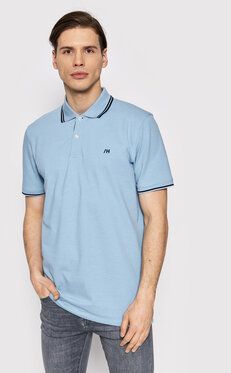 Selected Homme Polokošeľa Aze 16082841 Modrá Regular Fit