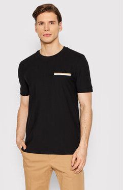 Boss Tričko Tiburt 285 50466921 Čierna Regular Fit