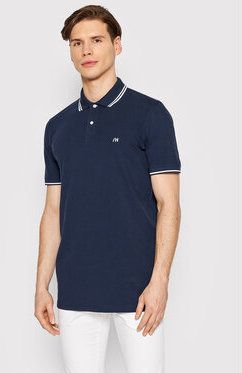 Selected Homme Polokošeľa Aze 16082841 Tmavomodrá Regular Fit