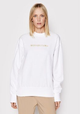DC Mikina Effortless ADJFT03029 Biela Oversize