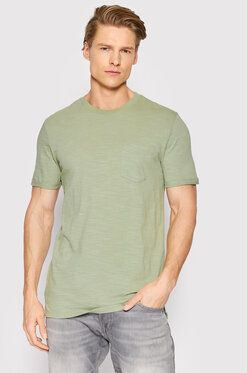 Jack&Jones PREMIUM Tričko Tropic 12203772 Zelená Regular Fit