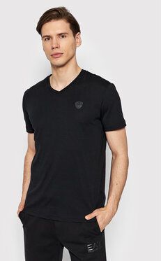 EA7 Emporio Armani Tričko 8NPT13 PJNQZ 1200 Čierna Regular Fit