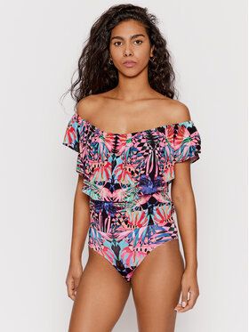 Desigual Body Poppy 22SWBW33 Farebná Slim Fit