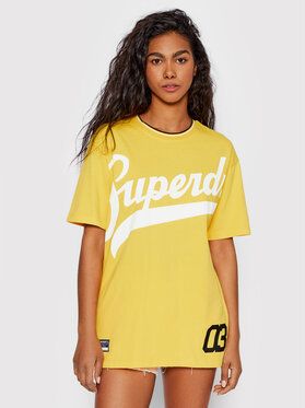 Superdry Tričko Strikeout W1010668A Žltá Regular Fit