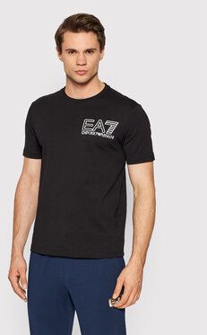 EA7 Emporio Armani Tričko 3LPT28 PJ02Z 1200 Čierna Regular Fit