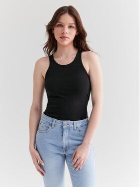 Americanos Top Martinique Čierna Skinny Fit
