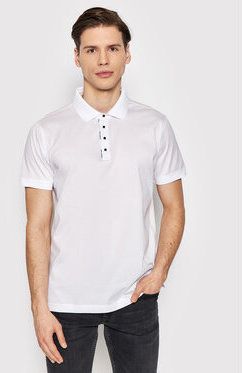 KARL LAGERFELD Polokošeľa 745001 521200 Biela Regular Fit