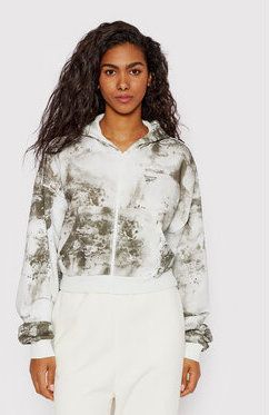 Reebok Mikina Cloud Splatter-Print H58674 Zelená Oversize