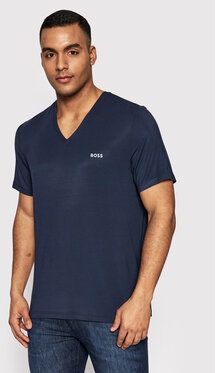 Boss Tričko Comfort 50469579 Tmavomodrá Regular Fit