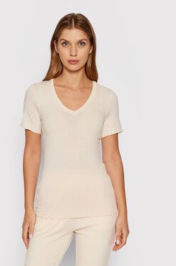 United Colors Of Benetton Tričko 3KQ43M01K Béžová Slim Fit