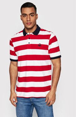 United Colors Of Benetton Polokošeľa 370TJ3175 Červená Regular Fit
