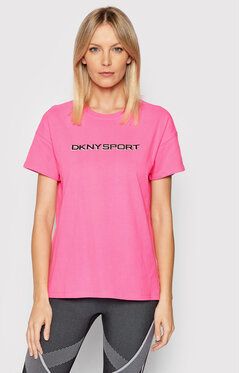 DKNY Sport Tričko DP1T8771 Ružová Regular Fit