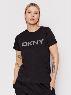 DKNY Sport Tričko DP1T6749 Čierna Regular Fit