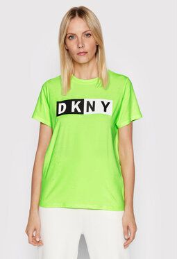 DKNY Sport Tričko DP1T5894 Zelená Regular Fit