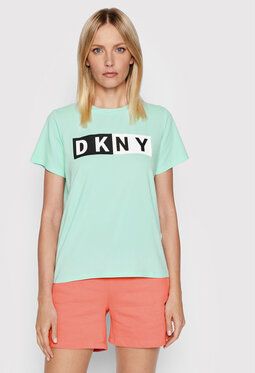 DKNY Sport Tričko DP1T5894 Zelená Regular Fit