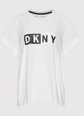 DKNY Sport Tričko DPPT5894 Biela Regular Fit