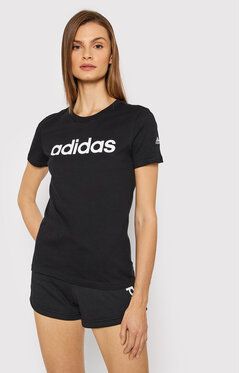 adidas Tričko Loungewear Essentials Logo GL0769 Čierna Slim Fit