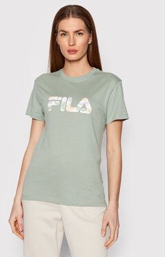 Fila Tričko Basco FAW0098 Zelená Regular Fit