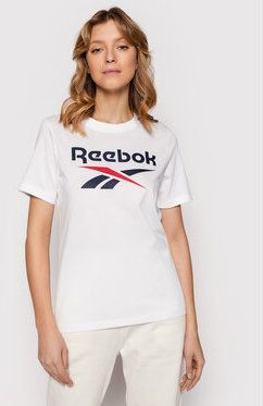 Reebok Tričko HG5254 Biela Regular Fit