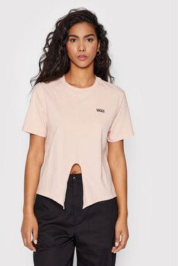 Vans Tričko Boyfriend Knot VN0A53Q6 Oranžová Relaxed Fit
