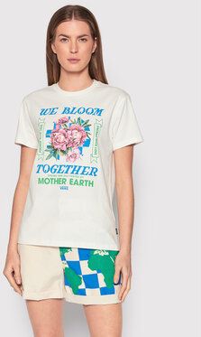 Vans Tričko Eco Positivity VN0A5LI2 Biela Regular Fit