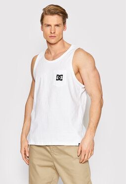 DC Tank top Star Pocket ADYZT05078 Biela Regular Fit