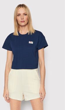 Fila Tričko Tudela FAW0031 Tmavomodrá Relaxed Fit