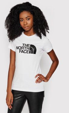 The North Face Tričko Easy Tee NF0A4T1Q Biela Slim Fit