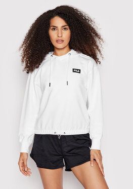 Fila Mikina Burdur FAW0144 Biela Relaxed Fit