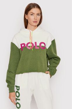 Polo Ralph Lauren Mikina 211856677001 Zelená Relaxed Fit