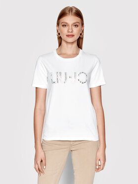 Liu Jo Tričko CA2300 JS003 Biela Regular Fit