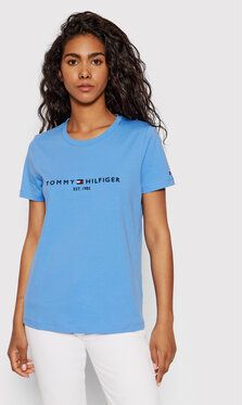 Tommy Hilfiger Tričko WW0WW28681 Modrá Regular Fit