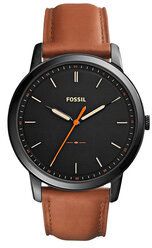 Fossil Hodinky The Minimalist 3H FS5305 Hnedá