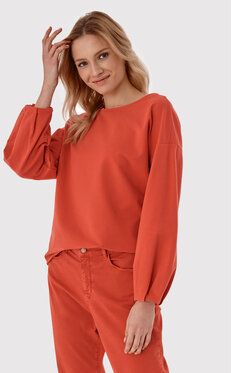 Tatuum Mikina Submisa T2207.046 Oranžová Relaxed Fit