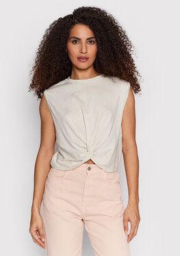 Vero Moda Blúzka June 10262295 Béžová Regular Fit