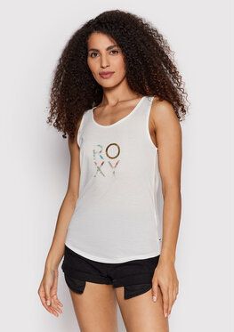 Roxy Top Losing My Mind ERJZT05356 Biela Regular Fit