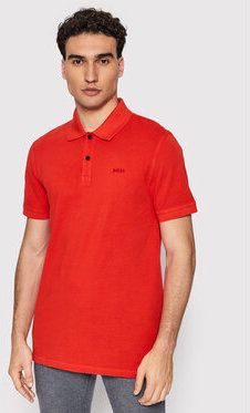 Boss Polokošeľa Prime 50468576 Červená Slim Fit