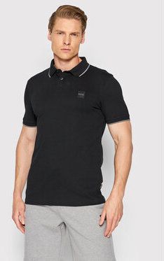 Boss Polokošeľa Passertip 50472665 Čierna Slim Fit