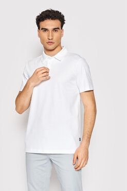 Boss Polokošeľa Palosh 50471335 Biela Slim Fit