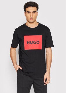 Hugo Tričko Dulive222 50467952 Čierna Regular Fit