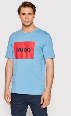Hugo Tričko Dulive222 50467952 Modrá Regular Fit