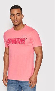 United Colors Of Benetton Tričko 3085U102C Ružová Regular Fit