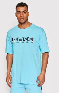 Boss Tričko Tee 1 50466295 Modrá Relaxed Fit